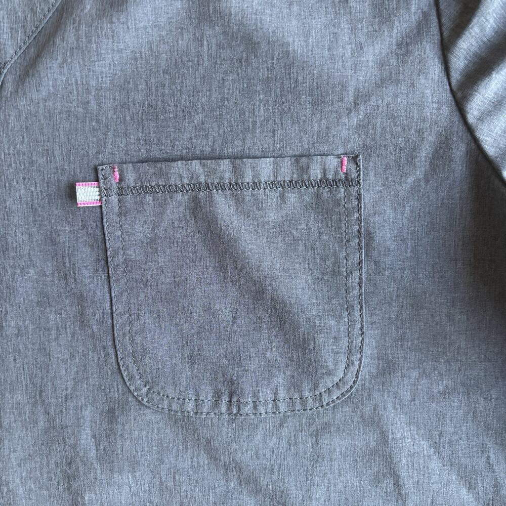 Scrubstar Scrub Top Women's XL Gray Heather Pewter RN#93643 - Picture 3 of 10